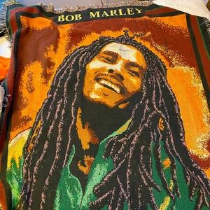 VINTAGE BOB MARLEY RUG BARN BLANKET